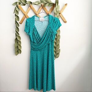 Leota Sweetheart Polka Dot Dress